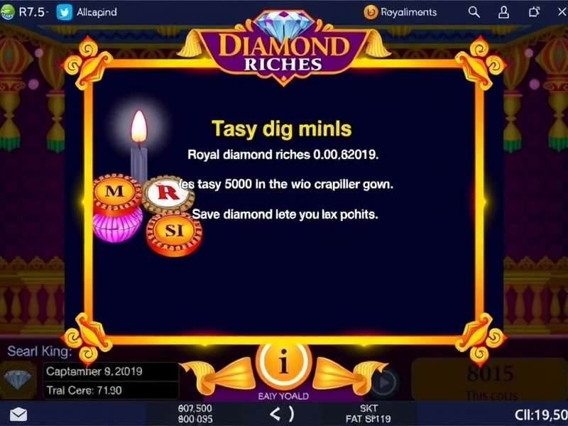 Royal Diamond Riches Game Interface